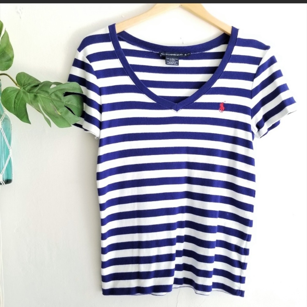 Ralph Lauren Striped V-neck T-shirt